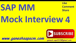 SAP MM Freshers Mock Interview | Self Learning Videos for SAP Freshers | S4 HANA Procurement Basics