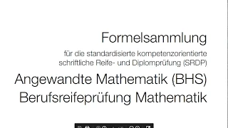 Mathematik Formelsammlung BHS - Mathago