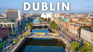 Dublin, Ireland 🇮🇪 in 4k ULTRA HD HDR (60 FPS) - Flying over Dublin