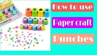 Paper Punch Craft Haul/Introduction to paper punches/How to use paper punch/Craft with paper punch