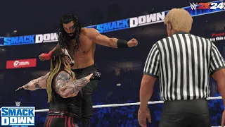 WWE 2K24 - The Fiend Bray Wyatt vs. Roman Reigns - Undisputed WWE Universal Championship