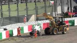 Suzuka F1 crash - 10th October 2010