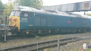 50008/50033 & THE PIRATE SWEARING - SVR KIDDERMINSTER - 5/10/18