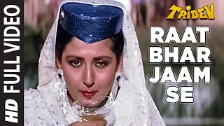 Raat Bhar Jaam Se - Full Video Song | Tridev | Alisha Chinoy | Anand Bakshi | Sunny Deol, Sonam