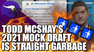 Todd McShay's 2021 Mock Draft is Straight Garbage 🚮🚮🚮