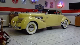 1937 Cord 812 Phaeton Convertible & Supercharged Engine Sound on My Car Story with Lou Costabile