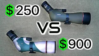 Cheap VS Expensive Spotting Scope Comparision!