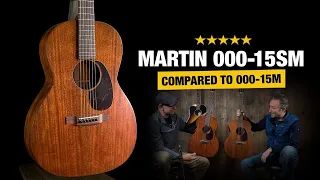 Martin 000-15SM 12-fret Guitar (with Bonus Comparison to 000-15M)