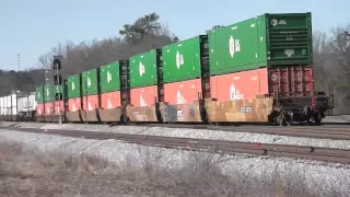 NORFOLK SOUTHERN NS G95 RACES NS 282 ATLANTA,GA.3-7-2015