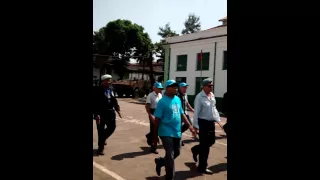 Desfile dos ex combatentes da Missão Suez