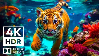 Unparalleled Dolby Vision 4K HDR | with cinematic sound (Colorful Animal Life)