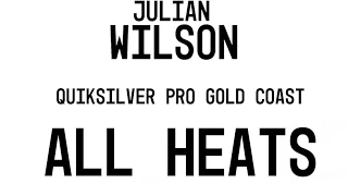 JULIAN WILSON | Quiksilver Pro Gol Coast ALL HATS