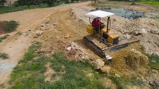 EP 1  New Project Incredible Small Bulldozer Komatsu D20 Clear Dirt For Home  Making Planing