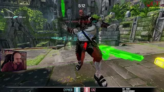 Cypher vs CNZ NullXDth QCTpro    Round 4 part 1 Quake Champions mkv