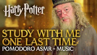 6h Study Session with DUMBLEDORE💔🪄 Harry Potter Pomodoro Timer Hogwarts ASMR Sounds