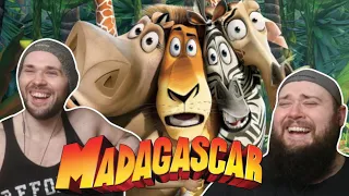 MADAGASCAR (2005) TWIN BROTHERS FIRST TIME WATCHING MOVIE REACTION!