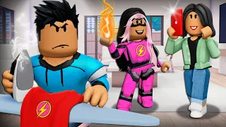 Mom Loved SUPERHERO Sister MORE Than Him! (A Roblox Movie)