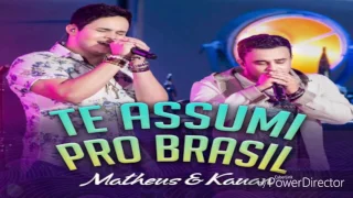 Karaokê Matheus e Kauan - Te Assumi Pro Brasil (Violão Playback)