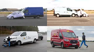 Crash Test: LEAST Safe and SAFEST Vans – Crash Avoidance System Test