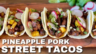 Pineapple Pork Tacos Recipe - Homemade Corn Tortillas