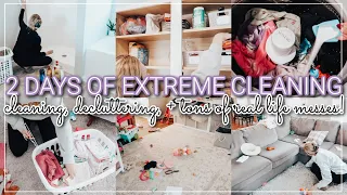 🥵 *EXTREME* CLEAN AND DECLUTTER WITH ME 2022 | 2 DAYS OF SPEED CLEANING MOTIVATION | WHITNEY PEA