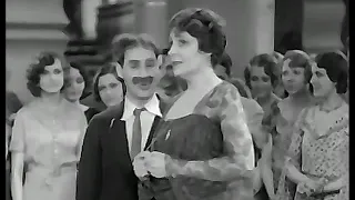 Groucho Gives Margaret Dumont The Business - From Animal Crackers