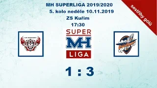 MH SUPERLIGA 5.kolo 2019/2020 Los Bomberos vs Spitfires 1:3 - sestřihy gólů