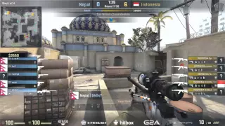 The World Championships 2015 Asian Qualifier | Nepal vs. Indonesia | (Map: Dust 2)