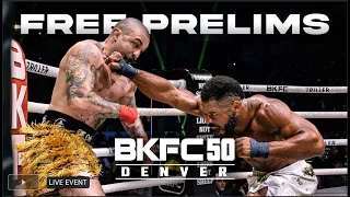 Bare Knuckle Fighting Championships 50 Prelims | Free Undercard on Fubo Sports | #BKFC50