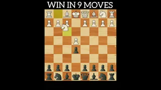 WIN IN 9 MOVES | Petrov Defense Opening Trap 🔥