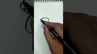 How To Draw A Sheep #shorts #YTshorts #trending #viral | Easy Drawings | Magic Drawings #animals