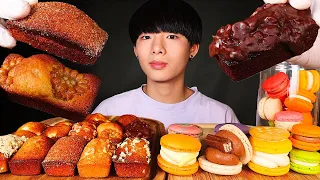 ASMR Jane's Bakery | KOREAN MACAROONS + FINANCIERS | KOREAN DESSERTS (Eating Sound)| MAR ASMR