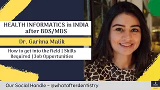 Health Informatics in India after BDS/MDS | What After BDS | What After Dentistry