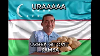 узбеки спят ,  узбеки встали, узбеки пошли работать.