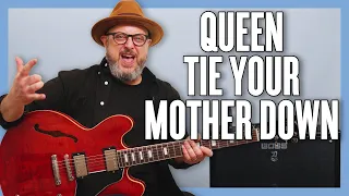 Queen Tie Your Mother Down Guitar Lesson + Tutorial