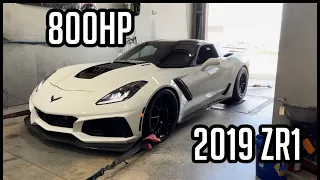 This 2019 ZR1 Corvette INCREASED 150WHP with THREE mods!