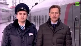 Конфуз во время открытия железнодорожного сообщения с аннексированным Крымом