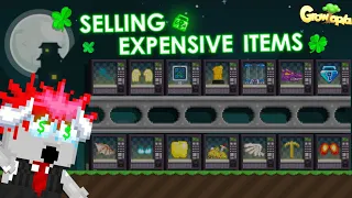 SELLING ALL MY EXPENSIVE ITEMS (Networth Leak) | GrowTopia