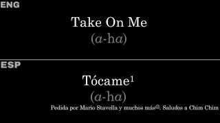 Take On Me (a-ha) — Lyrics/Letra en Español e Inglés