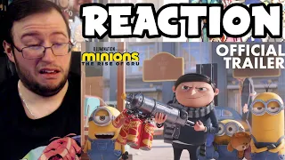 Gor's "Minions: The Rise of Gru" Official Trailer REACTION (IT'S BAAAAAAAACKKKKK!!!!)