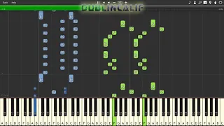 Undertale - ASGORE Theme Piano Tutorial Synthesia