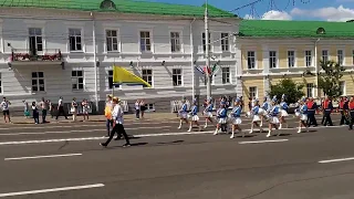 Марш барабанщиц и мажореток в Витебске 2018