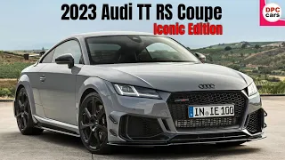 2023 Audi TT RS Coupe Iconic Edition With Five Cylinder Turbo Exhaust Sound