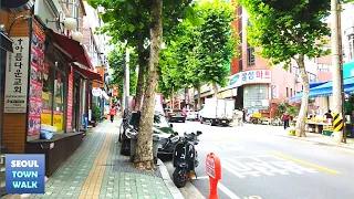 【4K】 16-0-3. Bogwang-dong Neighborhood Street walk tour, Seoul, Korea [Yongsan-gu]┃보광동 동네거리 걷기 [용산구]