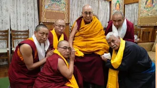 LBA president kaga thubstan very respectful visit of His Holiness the 14th Dalai Lama in Dharamsala