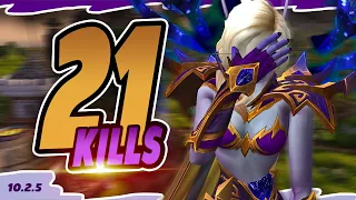 21 Kills But.. | Shadow Priest | Wow 10.2.5 Dragon Flight | World of Warcraft | PvP Battlegrounds