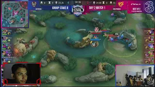 SIR PAI CURI LORD | H3RO ESPORTS 4.0 GROUP STAGE B DAY 2 | AE vs Onic Prodigy Game 2