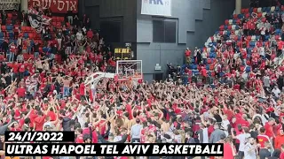 ULTRAS HAPOEL TEL AVIV BASKETBALL "DERBY TEL AVIV" || Hapoel Tel Aviv vs Maccabi Tel Aviv 24/1/2022