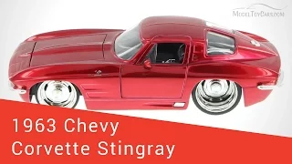 1963 Chevy Corvette Sting Ray, Red - JADA 1/24 Scale