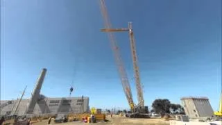 KSD Tower Crane Build Time Lapse